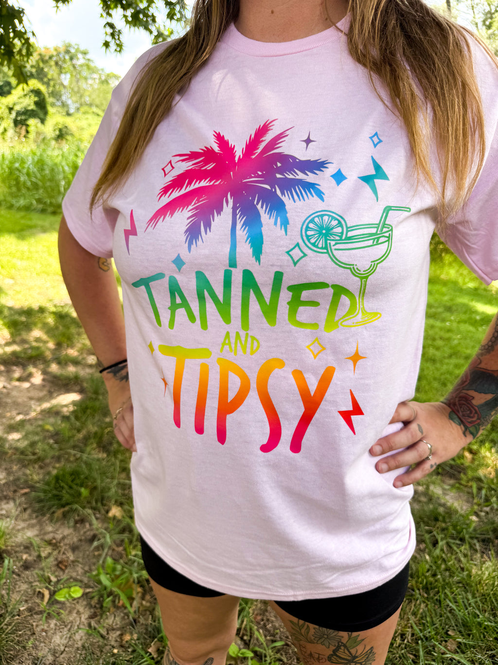 Tropical Tanned And Tipsy