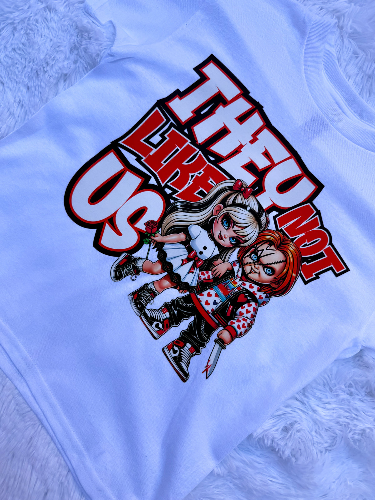Mini They Not Like Us White 3T T-Shirt