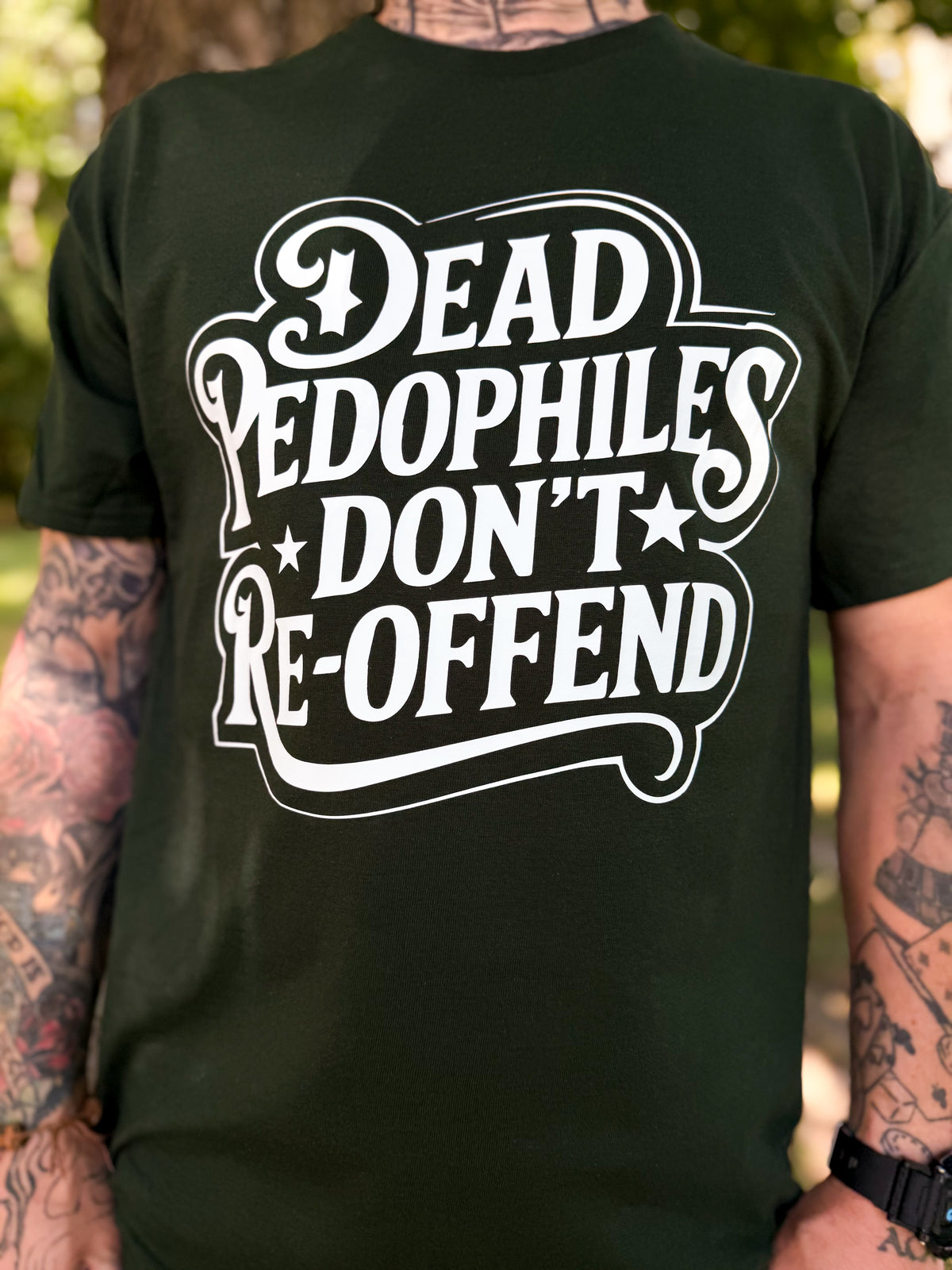 Dead Pedophiles Don't Re-offend