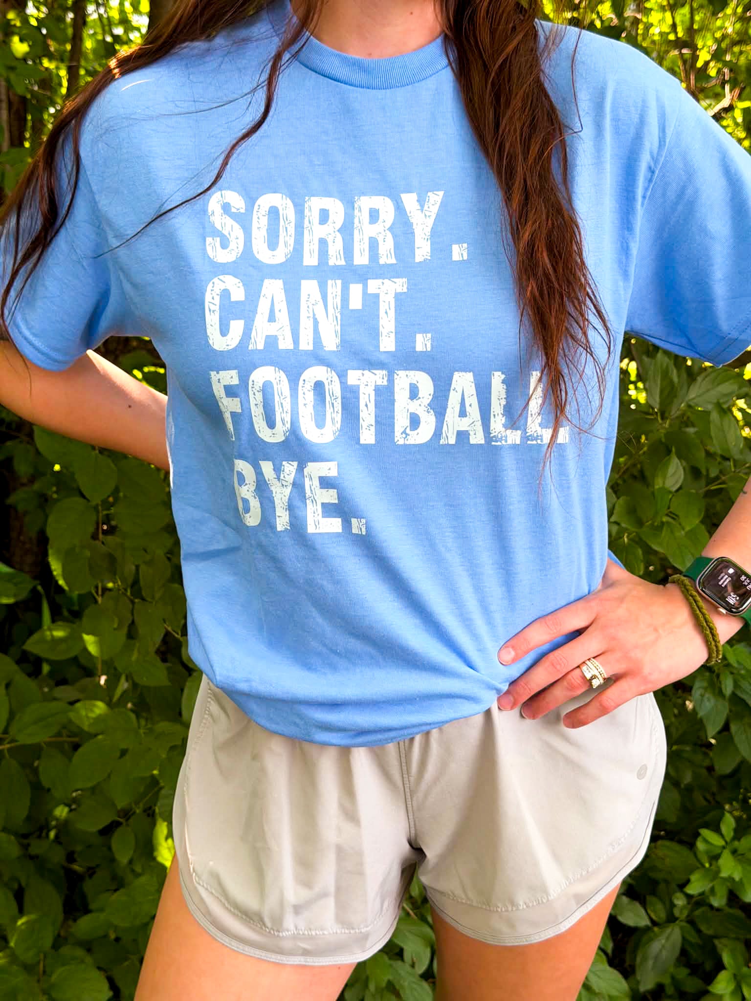 Sorry. Can't. Football. Bye