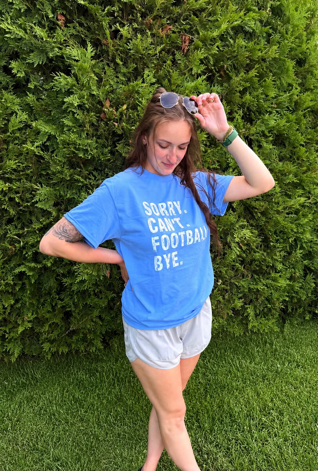 Sorry. Can't. Football. Bye