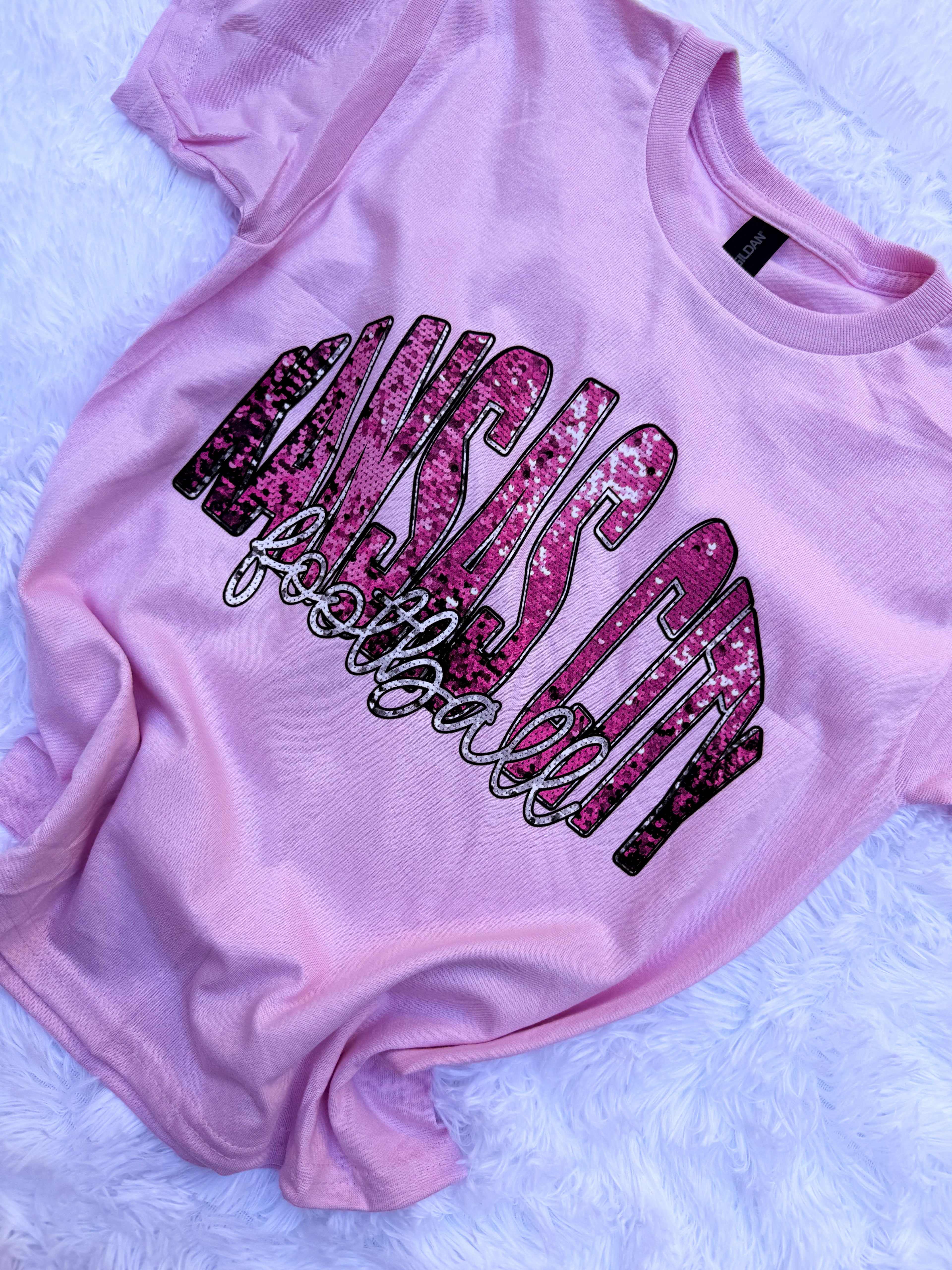 Mini Pink KC Football
